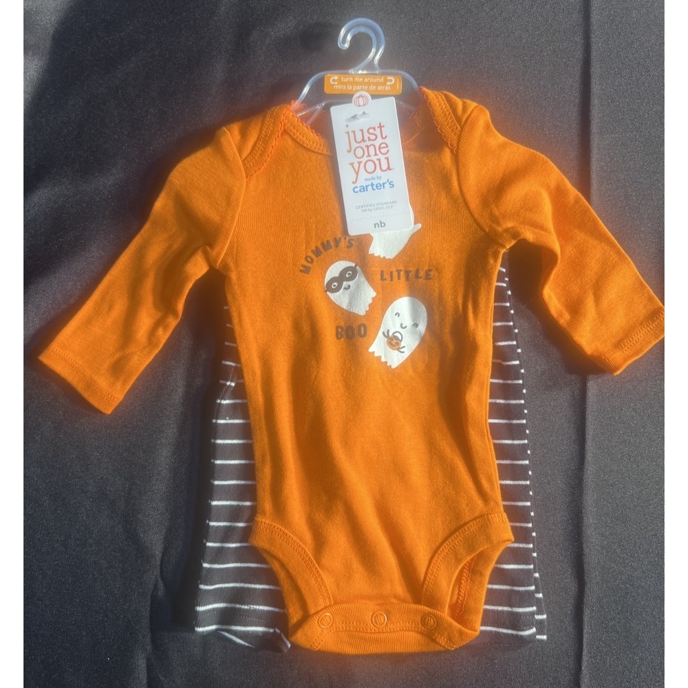 NWT Carter's Just One You Mommy's little Boo Halloween 2 Piece SZ Newborn